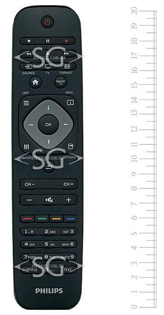 Пульт дистанционного управления для PHILIPS 2422 549 90467 (398GR8BD3NTPHT) smart tv /orig./